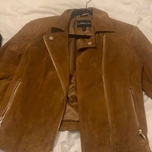 Express suede leather jacket
